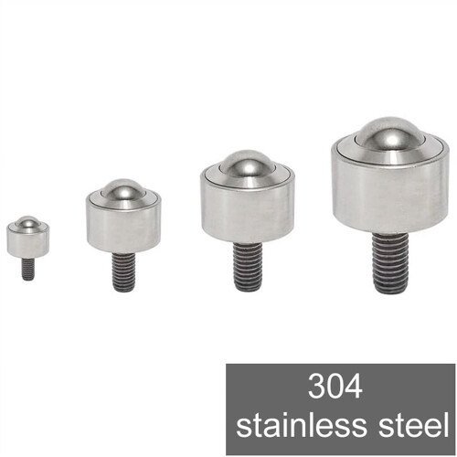 304 Stainless Steel Precision Universal Ball Casters RustResistant, 1 Piece 1