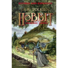The Hobbit Graphic Novel by J. R. R. Tolkien Hardcover Book