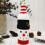 Weihnachts-Weinflaschen-Abdeckung, frohe-Schneemann 4