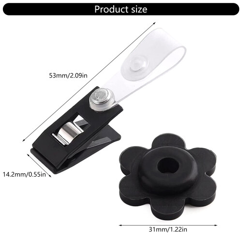 20Pcs Adjustable Flag Clips Stoppers for Small Flag Gardens 2