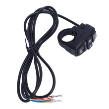 Motorrad 3-in-1 Scheinwerfer Horn Blinkerschalter für 36V/48V, passend für 2,22 cm Lenker