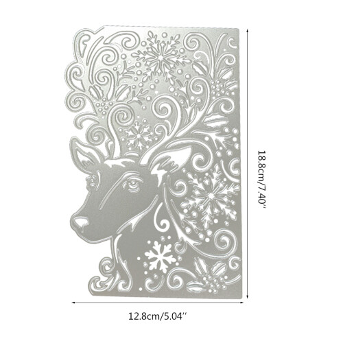 Weihnachten Elch Metall Stanzformen Schablone DIY Scrapbook 2