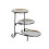Serving Tray Functional 3 Tiers Snacks Organiser for-Silver 1