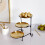 Serving Tray Functional 3 Tiers Snacks Organiser for-Silver 7