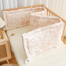 Cot Bumper Breathable Mesh Cot Liner 200x28cm Safe Alternative To Traditional Baby Bumpers Compatible B07