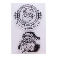 Klare Stempel Weihnachten Santa Transparente Silikonstempel
