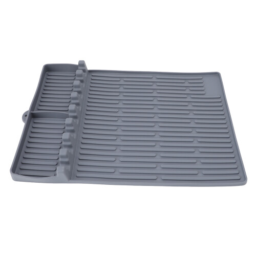 Silikon Grillmatte Hitzebeständig Spatel-Seitenregal Pad Grau 366g 1