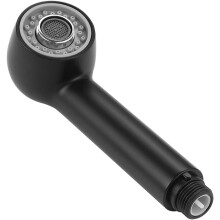 Moderne en eenvoudige handdouche met uittrekbare kraan, universele aansluiting voor standaard kraanslangen, energiebesparend en roestwerend ontwerp.