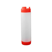 Simplistic Designs Twin Spout Squeeze Bottle Perfect-Red 16oz