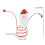 Christmas Themed Wine Organizer Rack for Kitchen-   Red hat 3