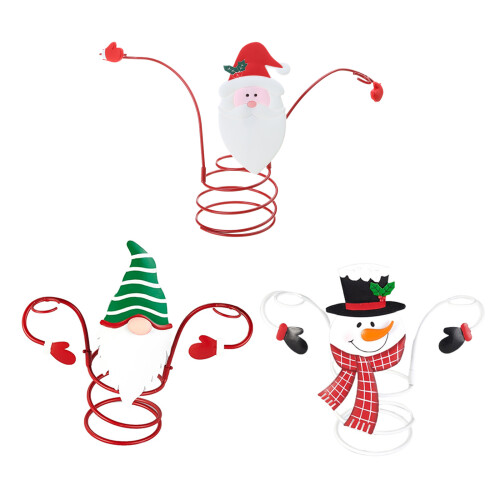 Christmas Themed Wine Organizer Rack for Kitchen-   Red hat 1