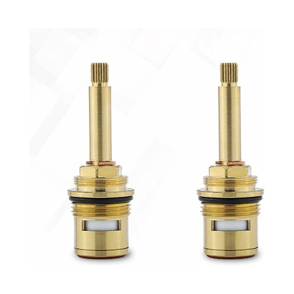 Tap Cartridges Valves Replacement Universal For Kitchen Bathroom Faucets, Quarter Turn Ceramic Stem Disc Cartridge With Clockwise Open Mechanism, Bras 9061222096432