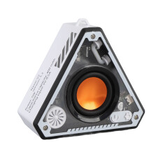 Tragbarer Bluetooth-Lautsprecher 5.3 5W 400mAh Weiß mit 360 Surroundsound
