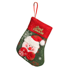 Christmas Stocking Socks Non-woven Santa Snowman-2 Snowman