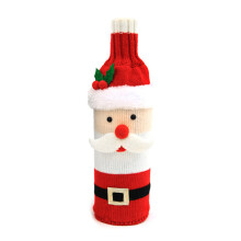 Couverture de bouteille de vin de noël, décorations de-aîné