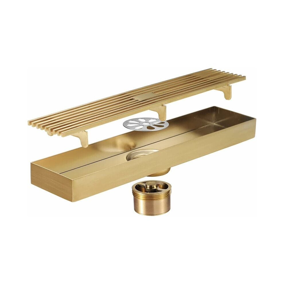 Linear Shower Drain With Effortless Maintenance, Watermark And Cupc Certified For Safe And Stylish Bathroom Upgrades (300X68mm) 9061222095961