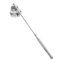 Stainless Steel Candle Snuffer Elegant Silver Finish Lightweight Portable Extinguisher Tool For Home Wedding Party