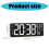 Multifunktionale LED-Digitaluhr 16,5 Zoll mit einstellbarer-Grün 4