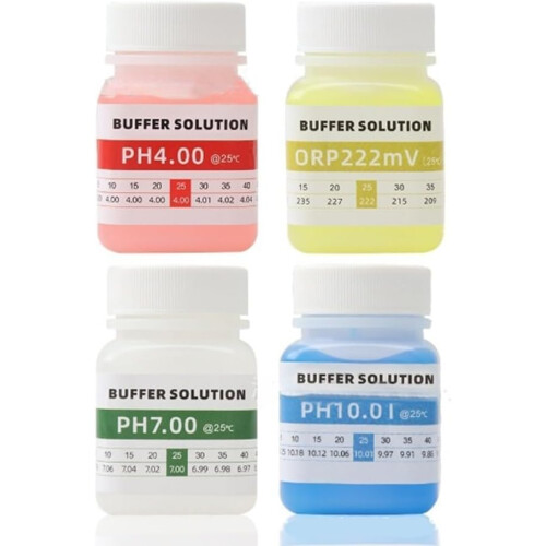50ML pH and ORP Calibration Solution 222mV pH 4.00 Compatible With ORP and pH Meters 1