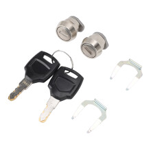 Motorrad-Topcase-Schlosskern und Schlüssel für 25L bis 100L runde/rechteckige Koffer