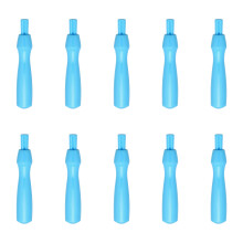 10 Pcs Punch Needle Handles Plastic Punch Tool Felting-Blue