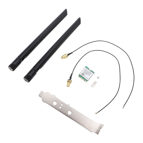 M.2 WiFi6 Card Bluetooth 5.2 1800Mbps for Linux Windows 10/11