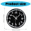 Minimalists Graffitis Number Wall Clock Acrylic Silents-Black 4