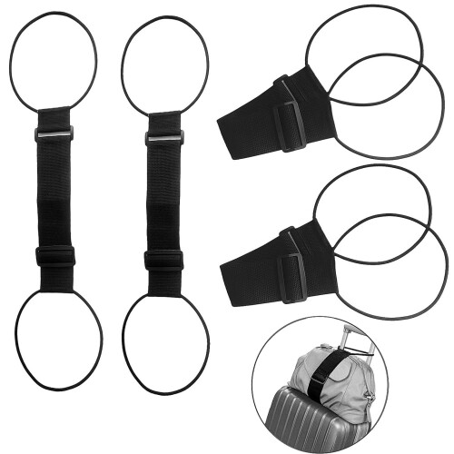 Adjustable Luggage Strap Reusable Strap Portable Luggage-Blue 2