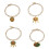 4pcs Traditional Pet Pendants Longevities Lock Regulable-L 1