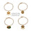 4pcs Traditional Pet Pendants Longevities Lock Regulable-L 3