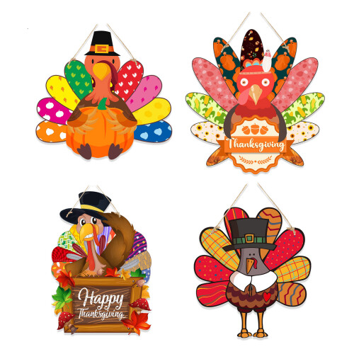Handmade Thanksgiving Door Decoration Customizable-Type D 2
