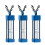 3pcs Bottle Shape Keepsakes Pendants Jewelry Funeral-Blue 1