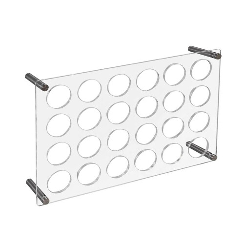 Elegant Acrylic Coffee Capsules Display Stand Storage Stand For