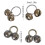 2pack Luxurious Handmade Collar Bells Pet Trackers-wire bell 4