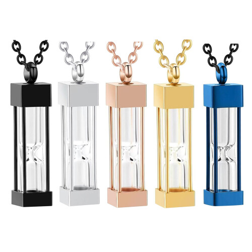 3pcs Bottle Shape Keepsakes Pendants Jewelry Funeral-Blue 1