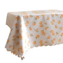 Foldable PVC Table Protectors Garden Decorative-Peach Style 2
