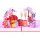 Wine Glass Flower 3D Card Greeting Card with Envelope Foldable 5