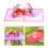 Wine Glass Flower 3D Card Greeting Card with Envelope Foldable 2