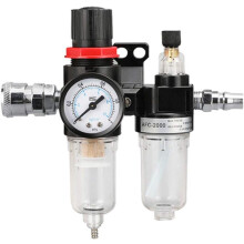 Luftfilter-Druckregler mit automatischer Wasserableitung, interne Membrankonstruktion gewährleistet saubere und trockene Luftzufuhr, geeignet für