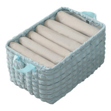 Support de sous-vêtements pliable, organisateur de-M Bleu