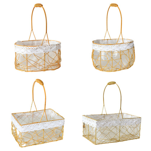 Multipurpose Woven Organizers Sturdy Storage-Oval base drum bag 1