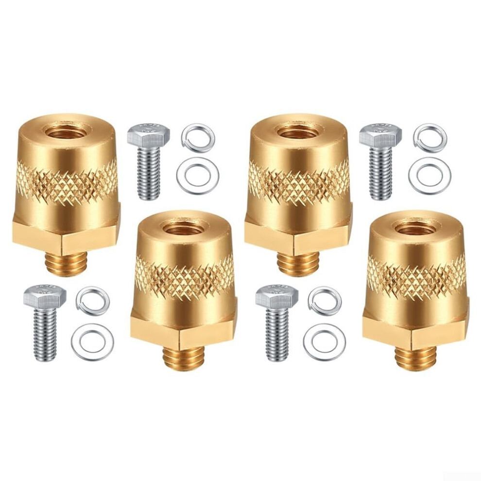 M8 Car Battery Terminal Adapters, Two Pack With Screws And Washers, For Automotive Battery Connection Replacement 9323874255958