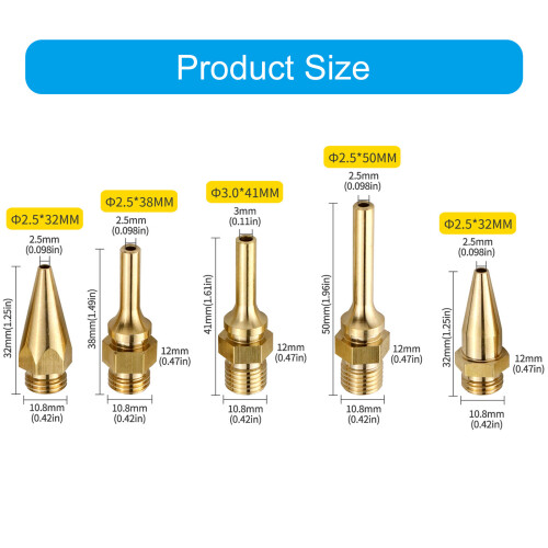 Heat Resistant Spring Assisted Adhesive Applicator Nozzle 2