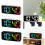 Dynamic Alarm Clock With Double Alarms And Adjustable-White 4