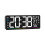 LED Clock With Time Date Alarm And Temperature Display-White 1