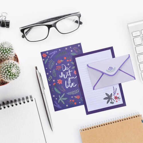 Artistic Handwriting Paper Collection Envelope with-Snow fox 2