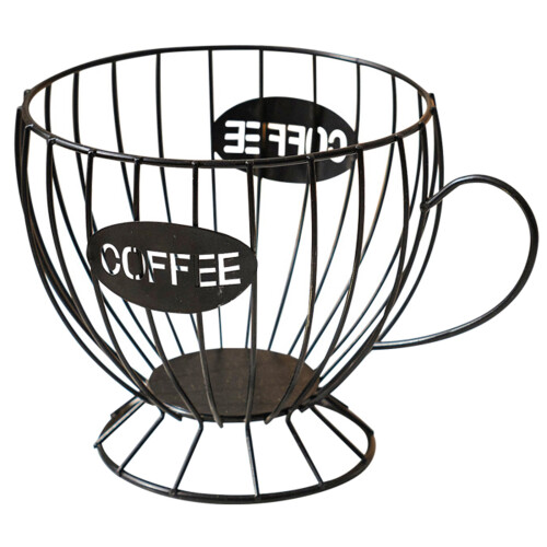 Space Saving Coffee Storage Rack Versatile Coffee Storage-Black