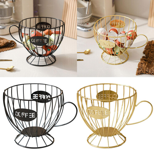 Space Saving Coffee Storage Rack Versatile Coffee Storage-Black 2