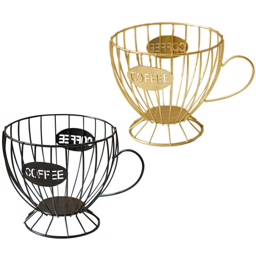 Space Saving Coffee Storage Rack Versatile Coffee Storage-Black 1