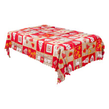 Stijlvolle kerstdecoraties, kreukvrij tafelkleed van duurzaam polyester, 180 cm x 150 cm, geschikt voor feestelijke gelegenheden binnen en buiten.